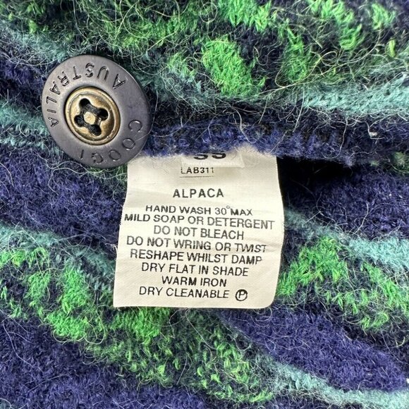 Vintage Coogi Australia Button Up  Alpaca Sweater Women's Size S - Picture 14 of 15